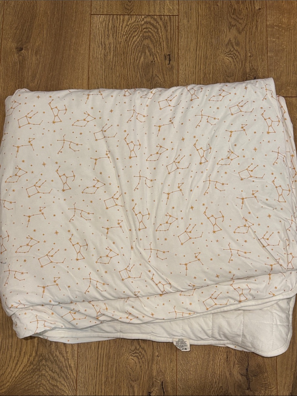 Kyte Baby Youth size blanket gold constellation